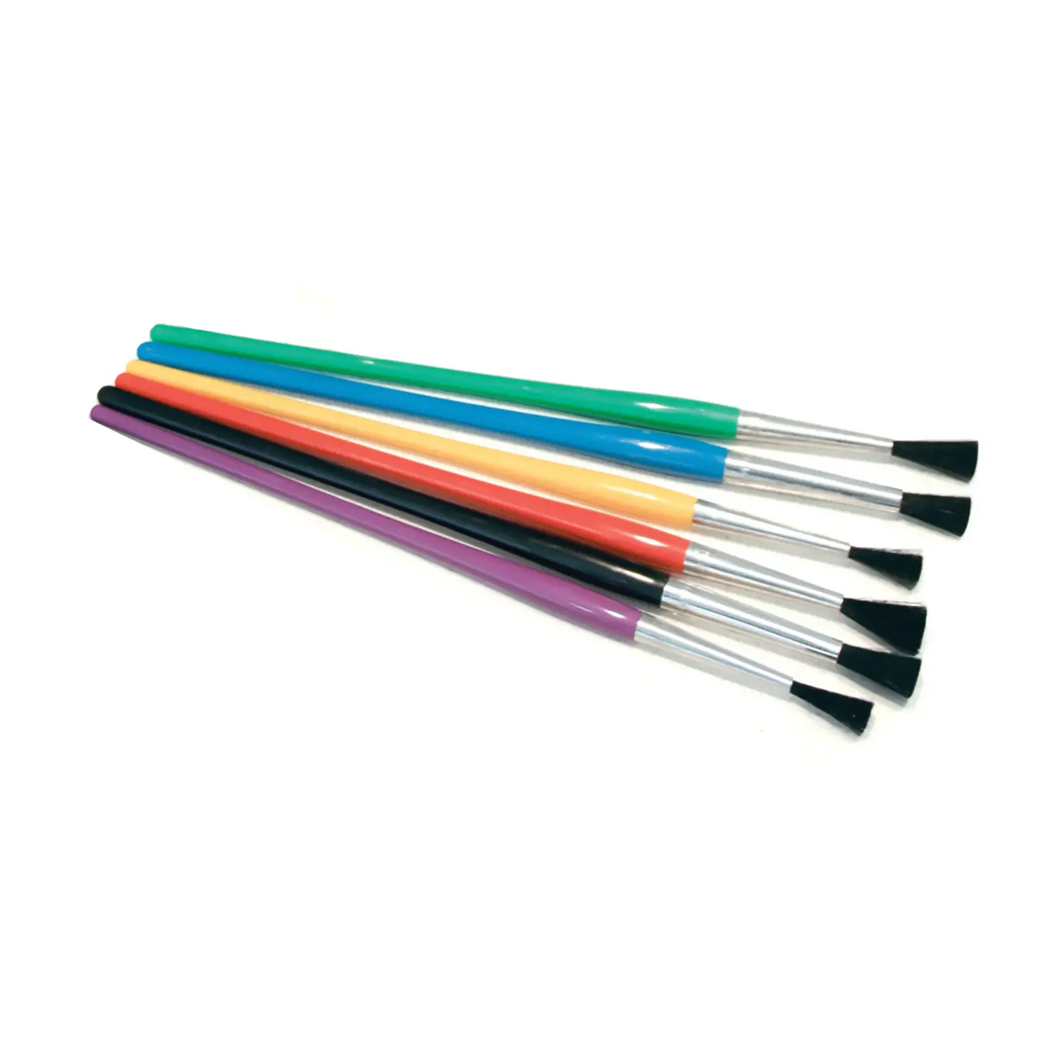 Pennelli Scolastici Assortiti - Set 6 Pz. Dall' 1 Al 6 - Pennelli e accessori