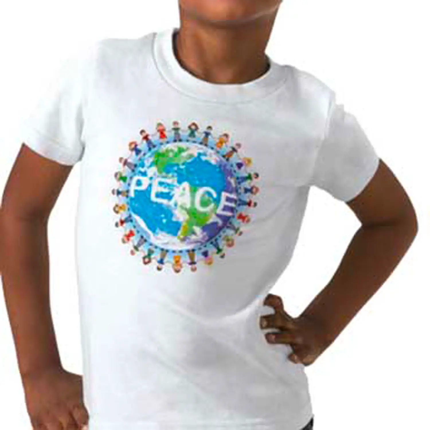 Maglia Bianca per Bambino 4-5 Anni – 100% Cotone Personalizzabile - Tessuti e stoffe