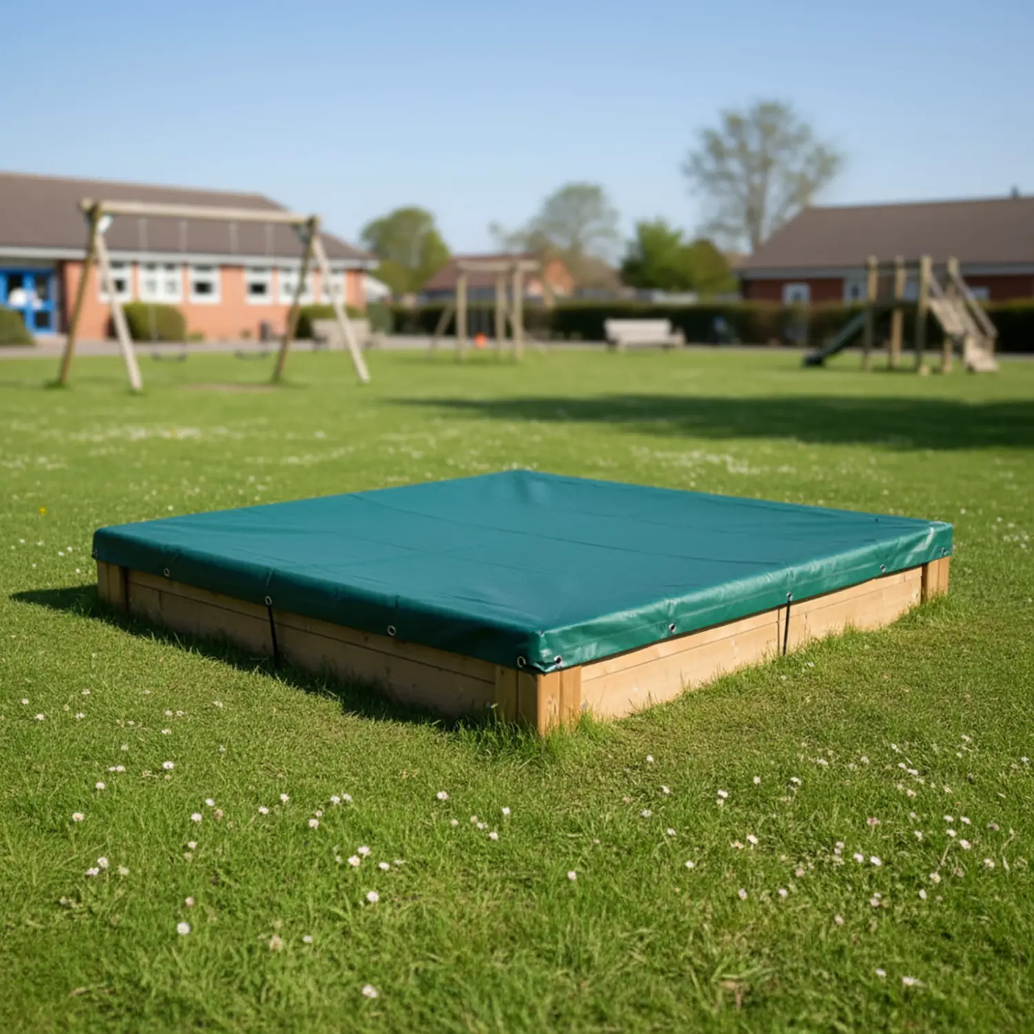Telo Copertura Sabbiera Quadrata 250x250 cm in PVC – Protezione Impermeabile - Playgrounds e giostre