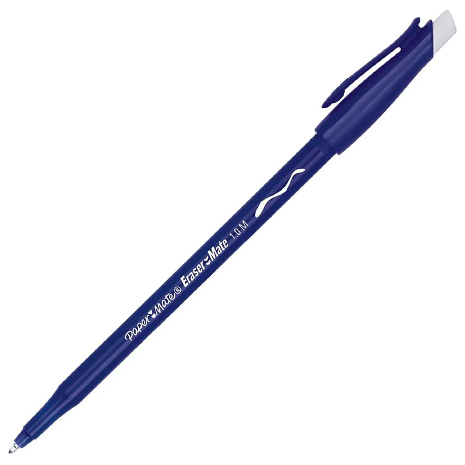 Penna a Sfera Paper Mate Replay Blu – Penna Cancellabile con Punta Media 1 mm* - penne pennarelli ufficio