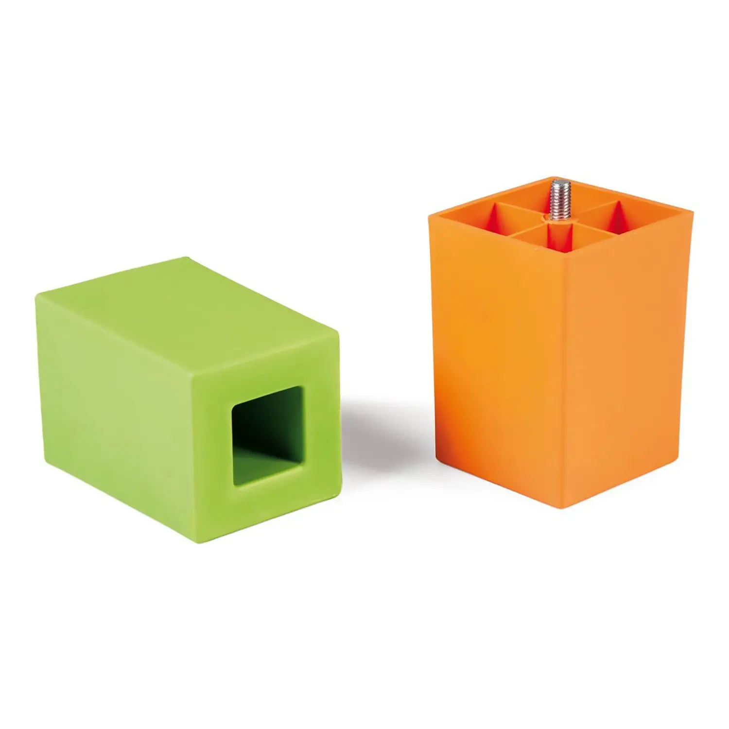 Set 4 Piedi per Mobile Nova Arancio - Arredo Nido e Infanzia