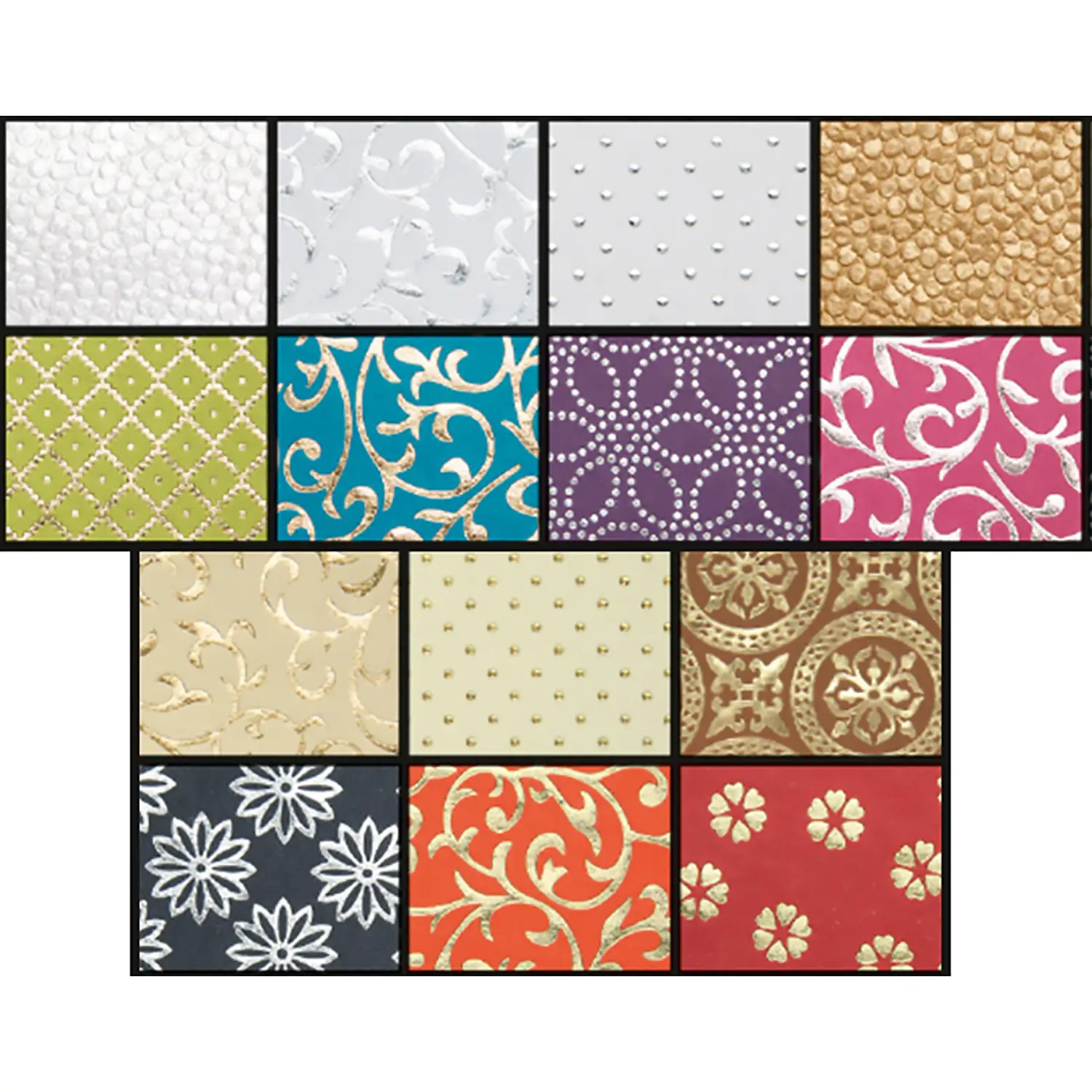 Carta India Maharaja - 50x70 cm - 14 Fogli Decorativi - Carta e cartoncino