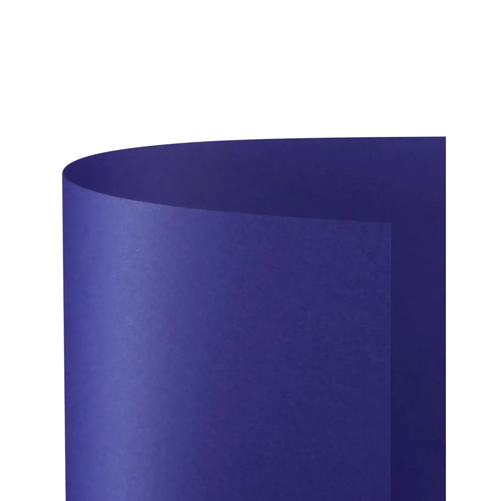 Cartoncino Bristol Liscio 200 gr - 25 Fogli 50x70 cm - Blu di Prussia - Carta e cartoncino
