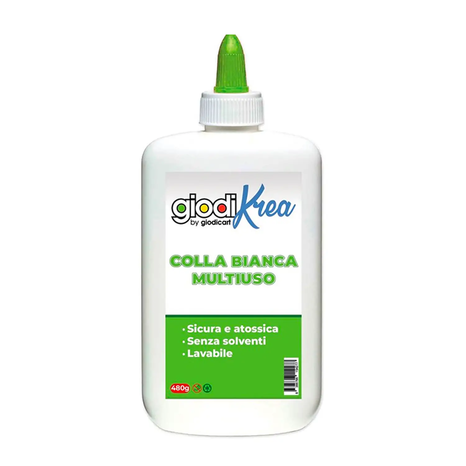 Colla Vinilica Bianca Multiuso Giodikrea – 6 Barattoli da 480 gr - Nastri adesivi e colle