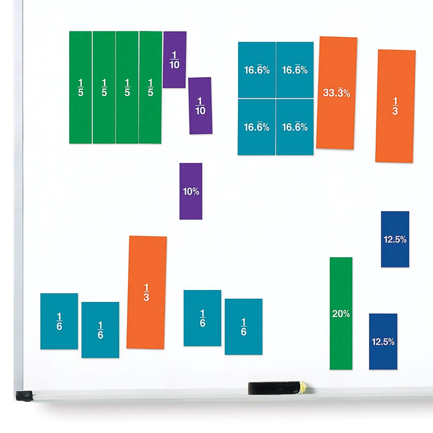 Strisce Magnetiche per Frazioni – Apprendimento Visivo e Interattivo - Classificazione e matematica