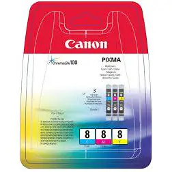 CANON Serbatoi Inchiostro CHROMALIFE100 CLI-8 C/M/Y "MULTIPACK" - consumabili