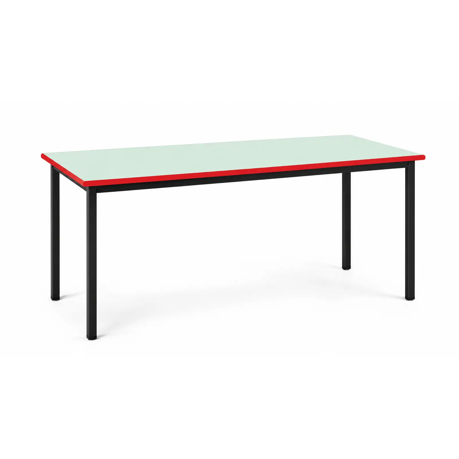Tavolo ESAFLEX 130x65 cm H76 Verde – Tavolo Scolastico per Scuola Secondaria - Arredo scuola dell'obbligo