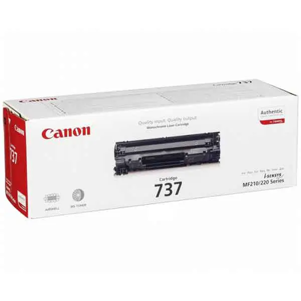 CANON TONER NERO CRG 737 MF229dw-MF-226dn-MF217w-MF216n-MF212w-MF211 - consumabili
