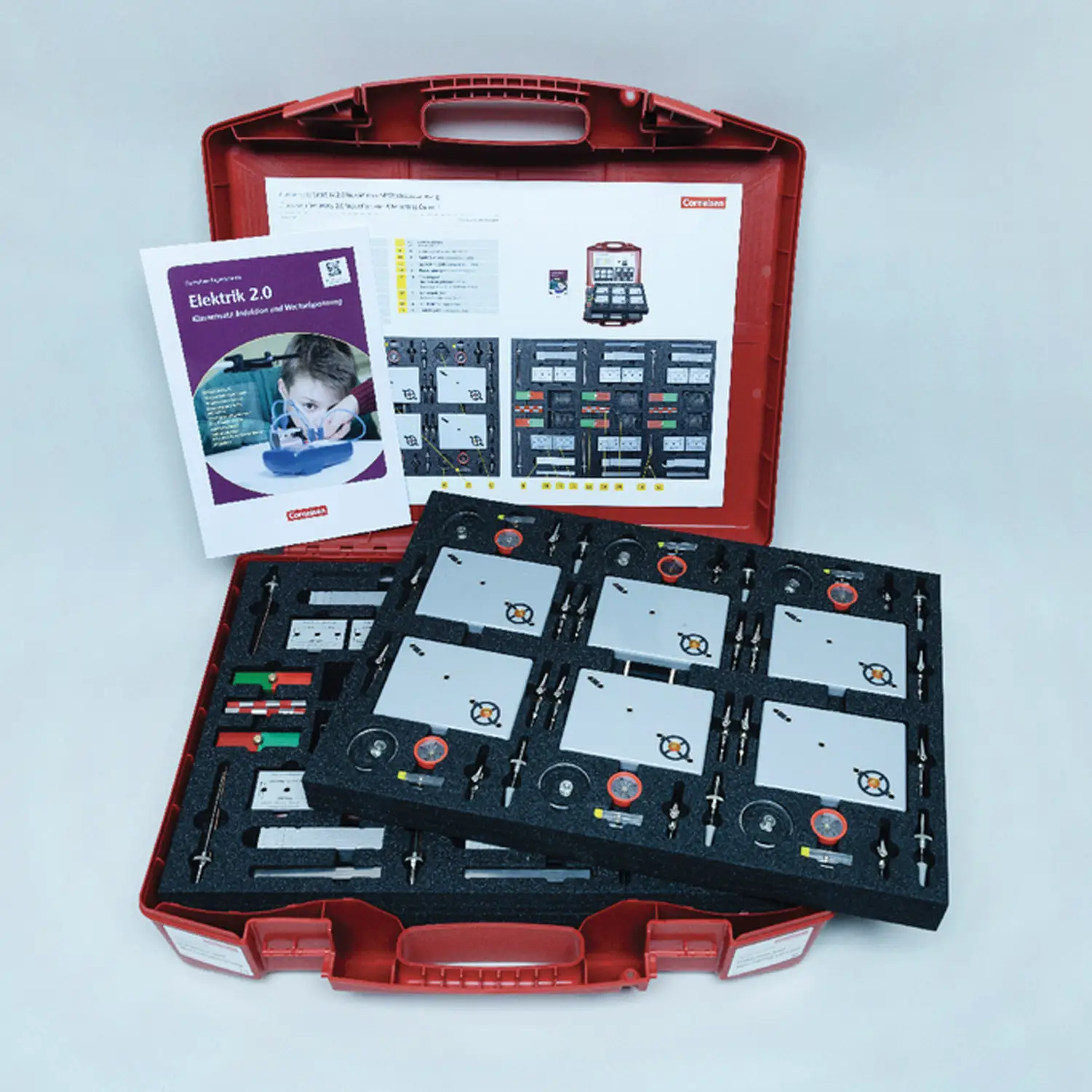 Elettromagnetismo Kit Classe: Interazione con l'elettricità, esperimenti per 6 gruppi di lavoro - Laboratori