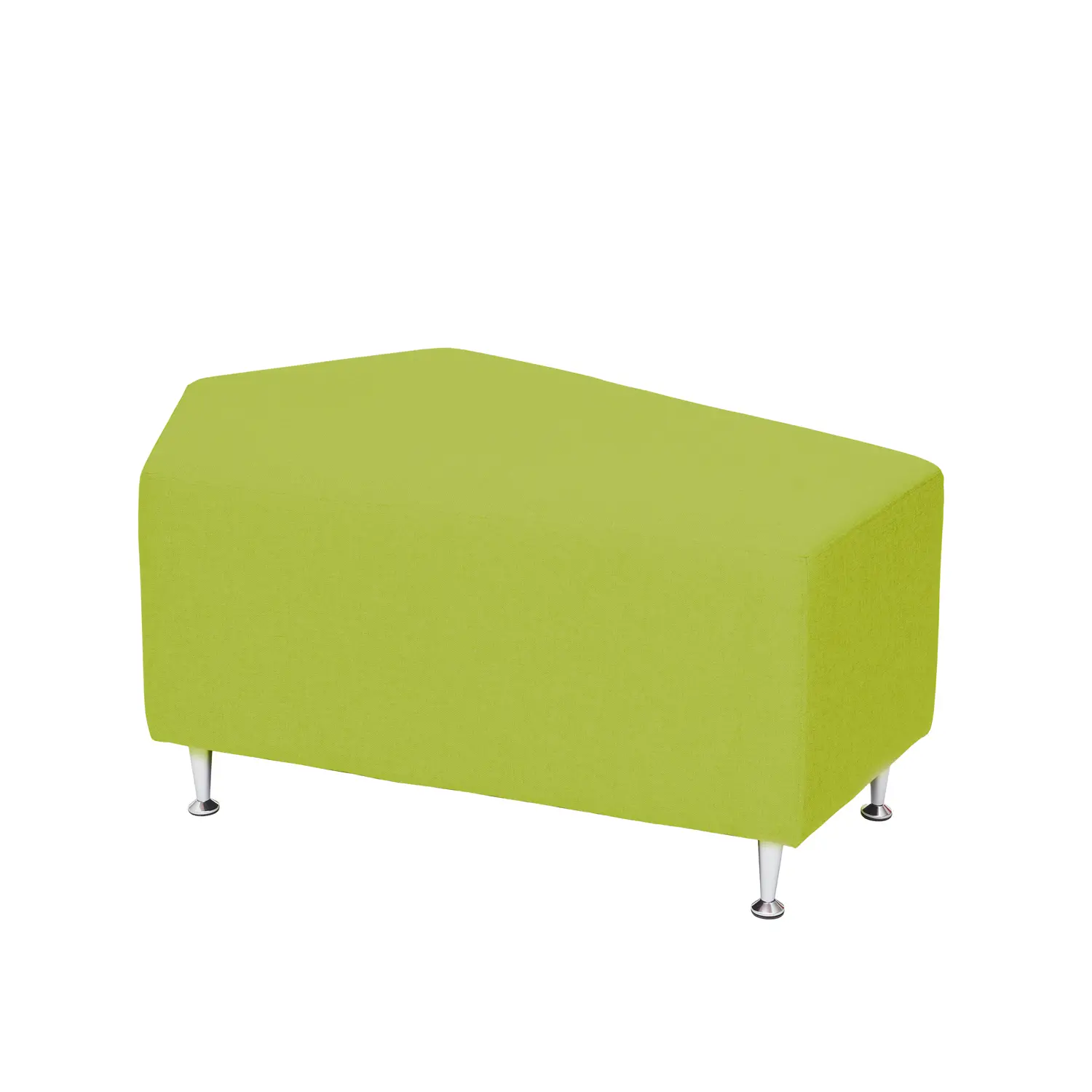 Divanetto Modulare Star – Pouff per Ragazzi e Adulti, Verde Lime - Arredo serie Aula 3.0