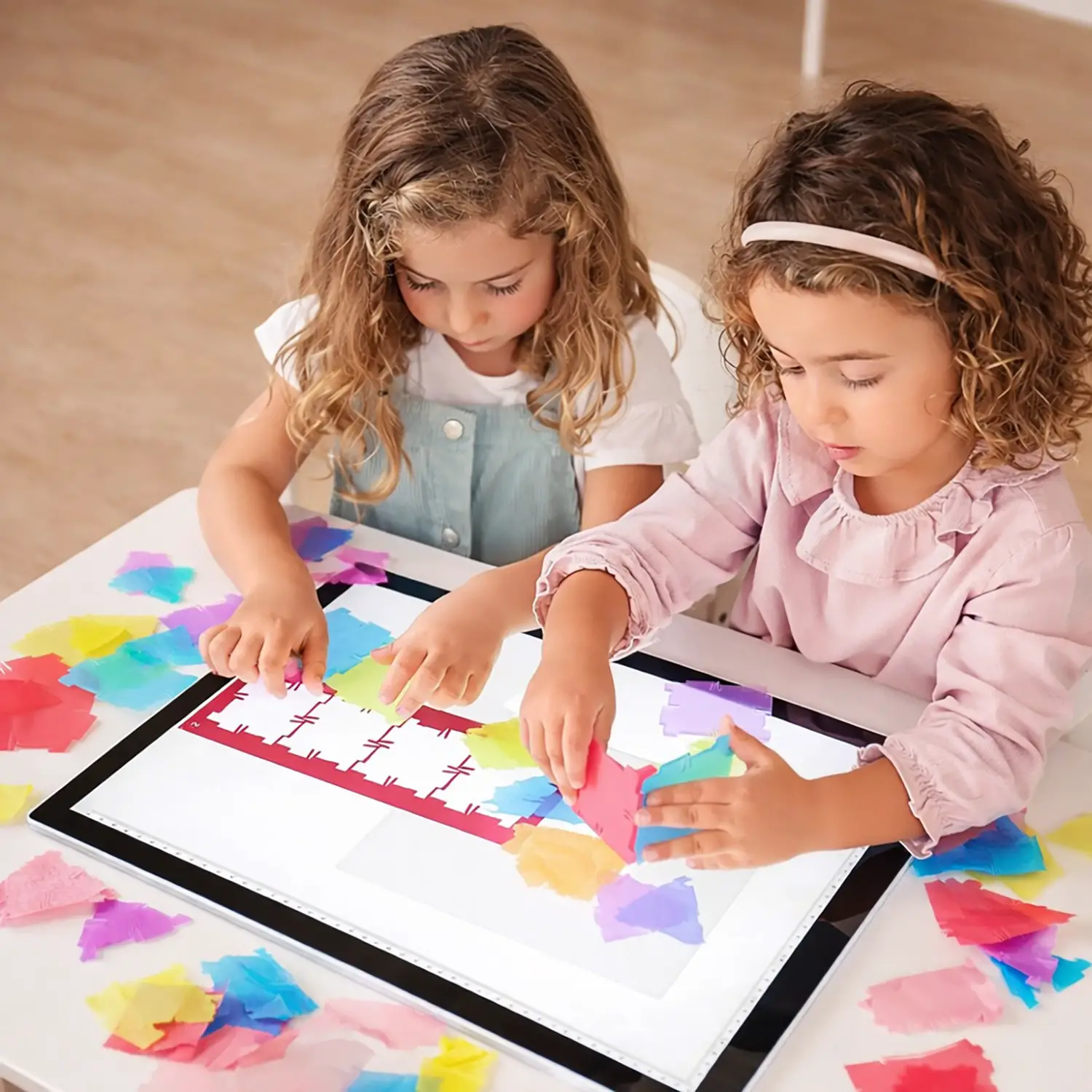 Piano Luminoso Pannello LED A3 con Alimentazione USB - Sviluppo sensoriale