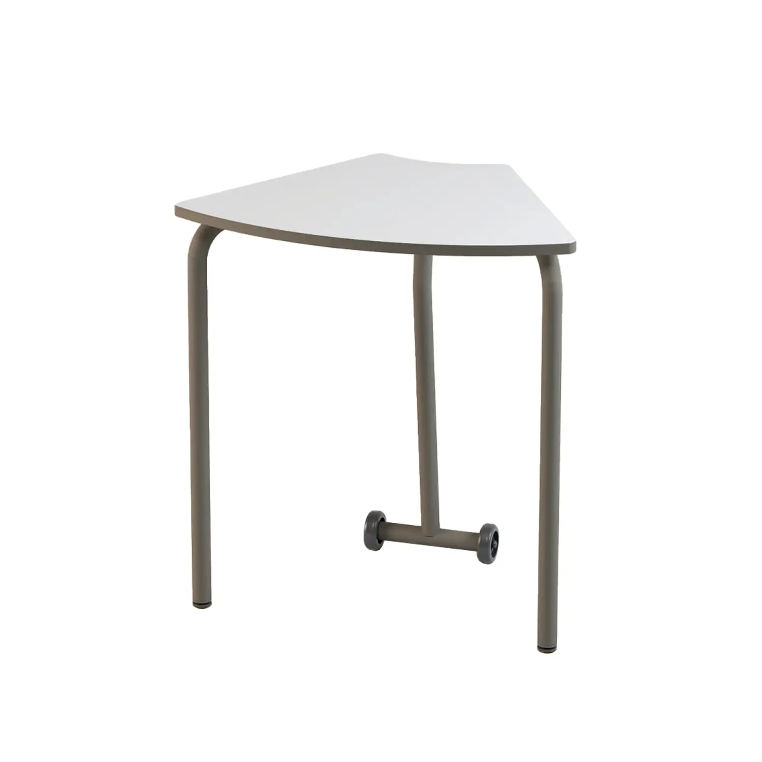 Tavolo Ribaltabile Modulare Mira con Rotelle – Altezza 70 cm, Top Bianco – Conforme CAM - Arredo serie Aula 3.0