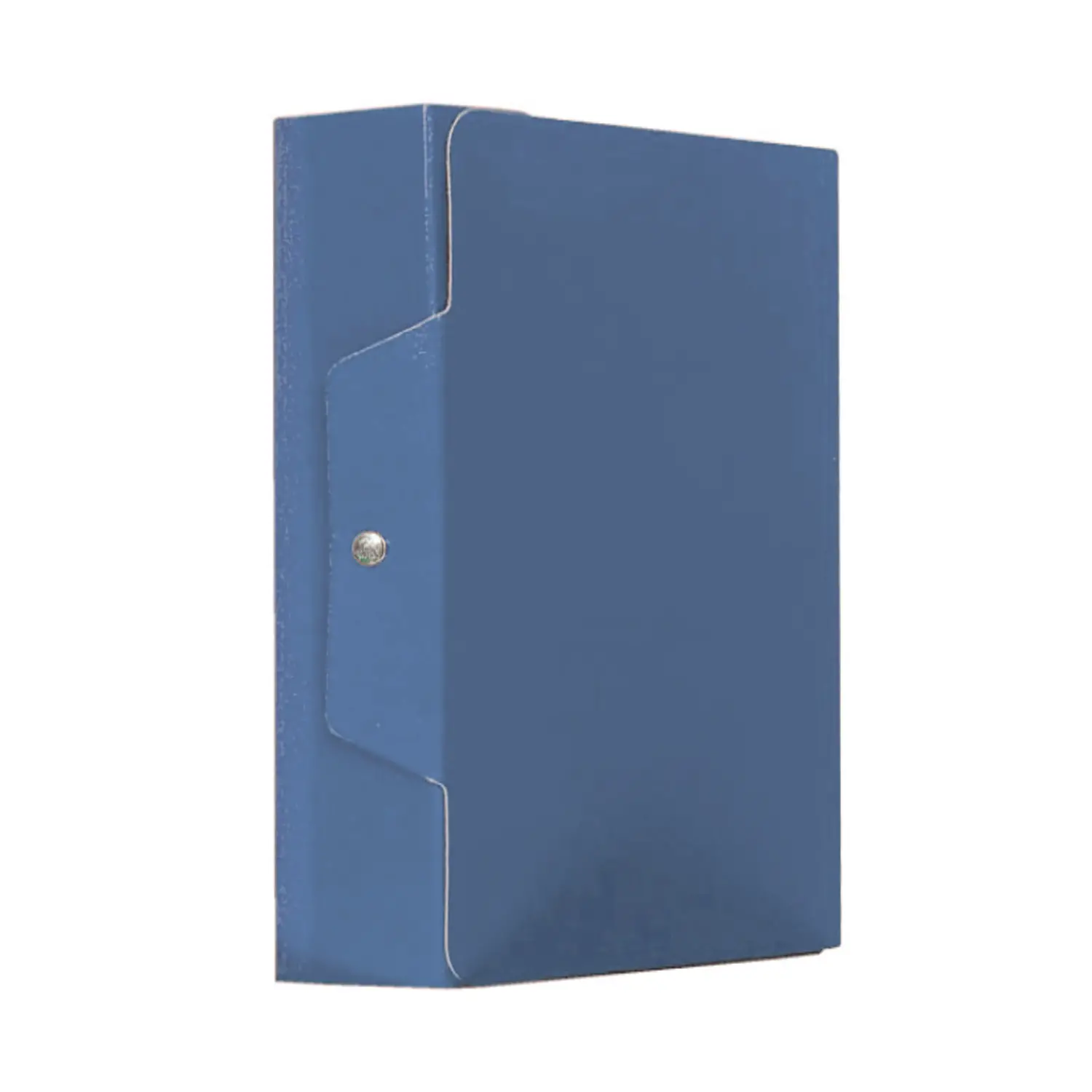 Cartella Portaprogetti Con Bottone Blu Dorso 6 Cm - Cancelleria varia