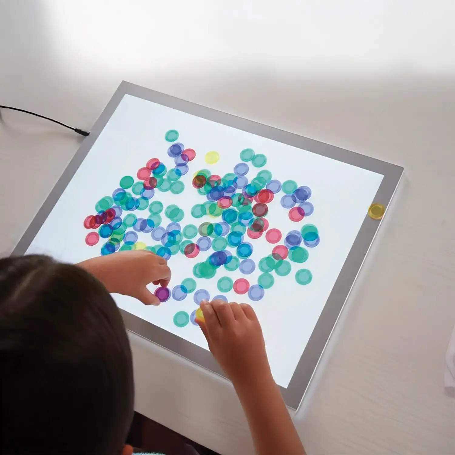 Pannello Luminoso Multicolore A2 (47x65 cm) con Telecomando - Sviluppo sensoriale