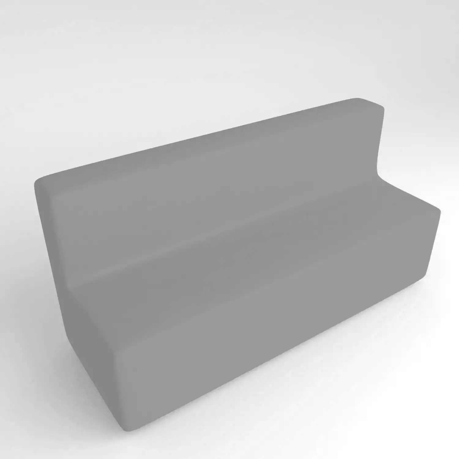 Divano Ecopelle Ignifugo 4 Posti H 46 Grigio Per Ambienti Scolastici Innovativi - Salottini e arredi morbidi