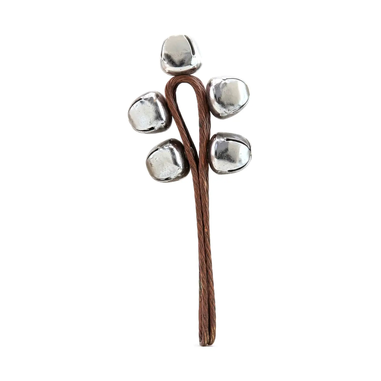 Bastoncino Jingle Stick con 5 Sonagli, Strumento Musicale 17 cm - Educazione musicale