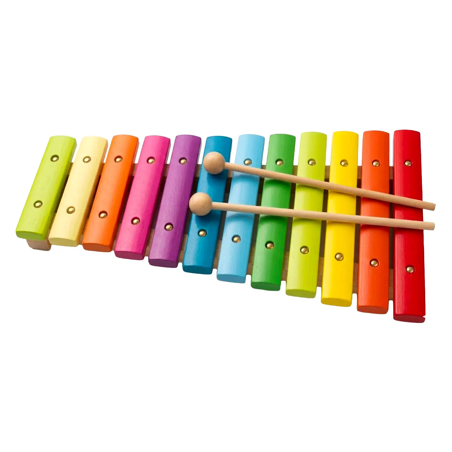 Xilofono in Legno Colorato per Bambini 12 Note con Battenti - Educazione musicale