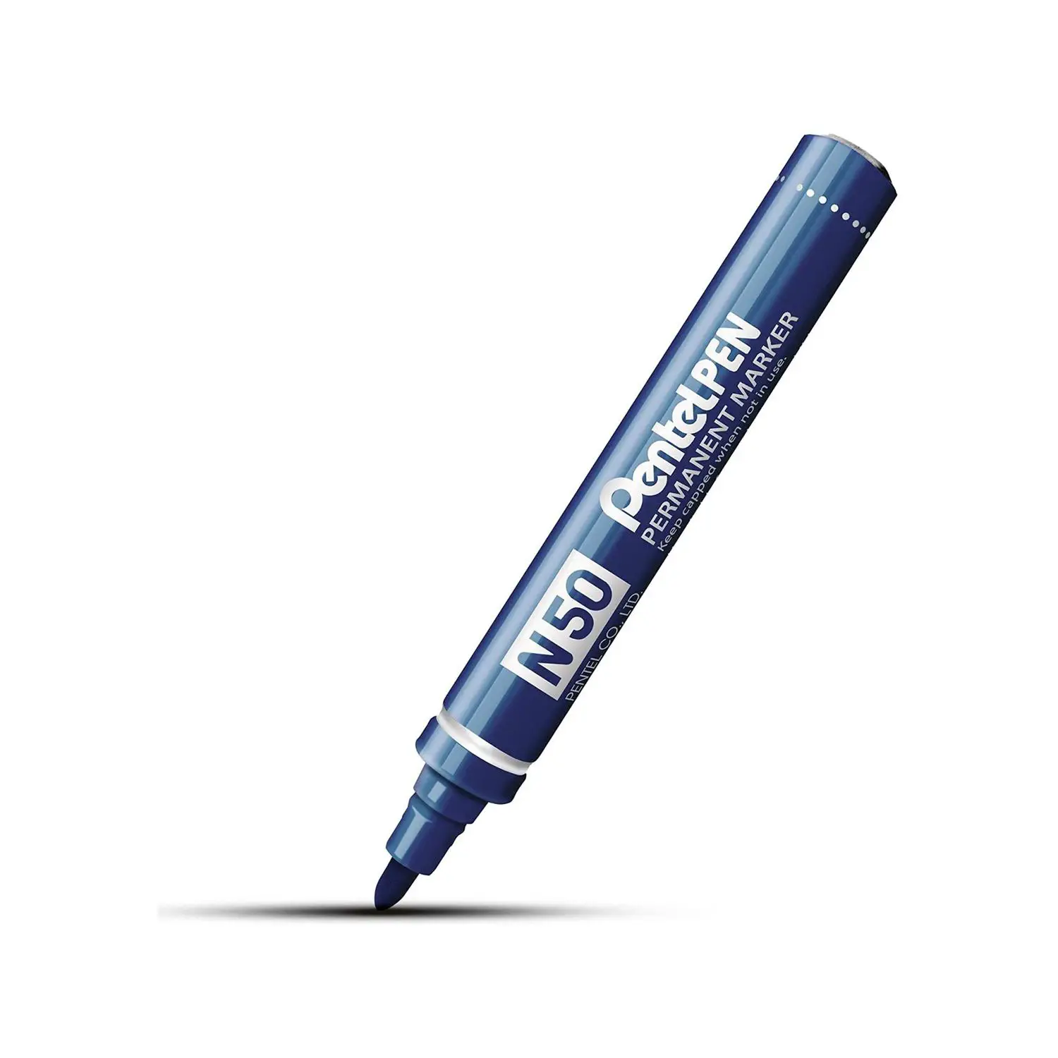 Marker Permanente Pentel N50 Blu – Punta Tonda 4,3 mm - Pennarelli