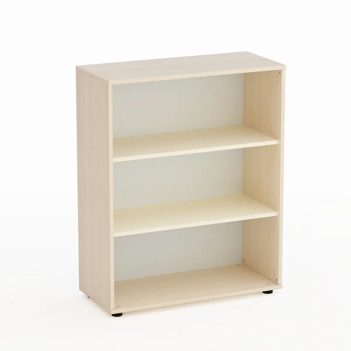 Mobile Kubò Betulla A Giorno H 110 cm Ripiani Magnolia - Conforme CAM - Arredo Nido e Infanzia
