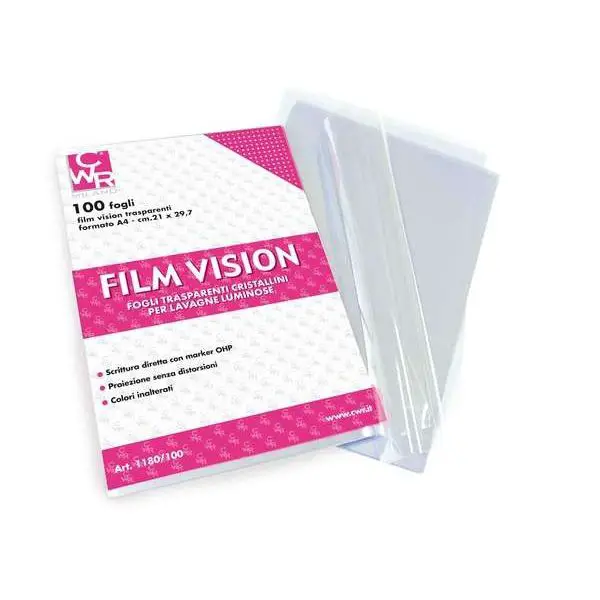 Acetato Trasparente Scrivibile A4 – 100 Fogli - Rilegare e Plastificare