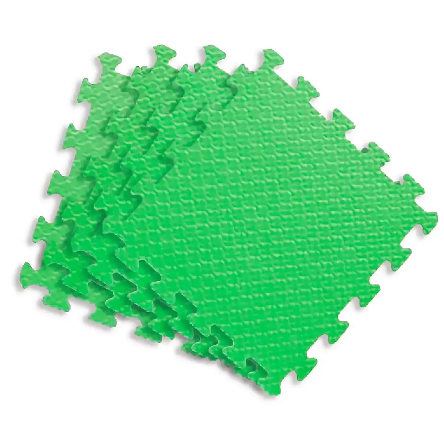 Maxi Tappeti Puzzle per Bambini Eva 120x120 cm - Set 4 Pezzi Verde - Tappeti per il gioco