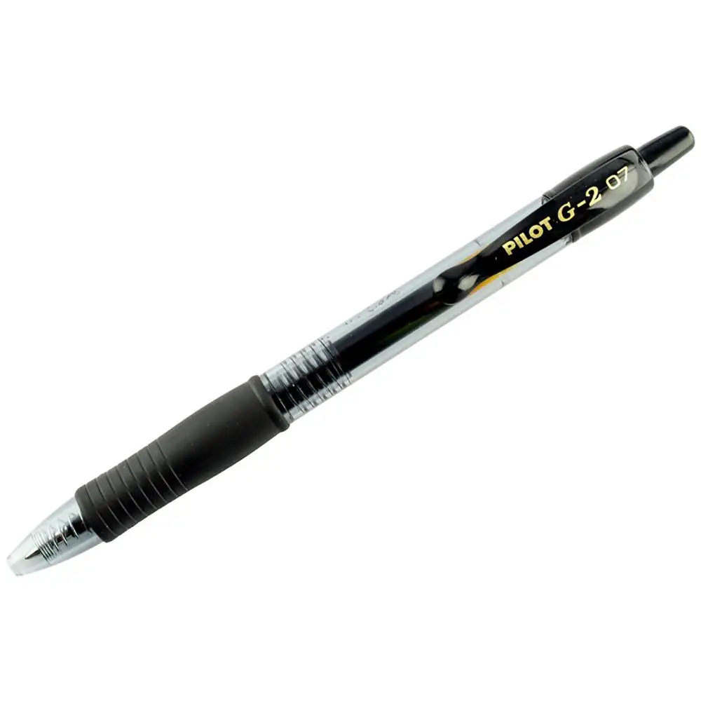 Penna a Scatto Pilot G2 07 Nera – Penna Gel 0,7 mm a Scrittura Scorrevole - penne pennarelli ufficio