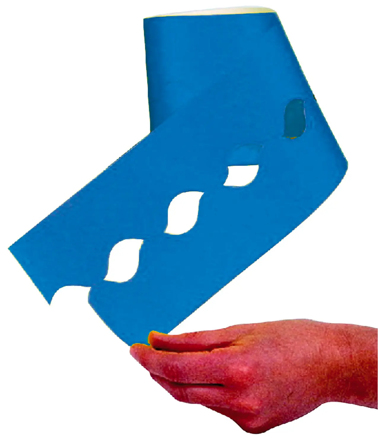 Bordo in Carta a Onde Azzurro 15 Mt x 5.7cm - Carta e cartoncino