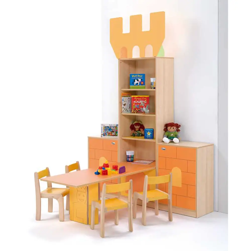 Parete Componibile Castello- Conforme CAM Criteri Ambientali Minimi - Arredo Nido e Infanzia