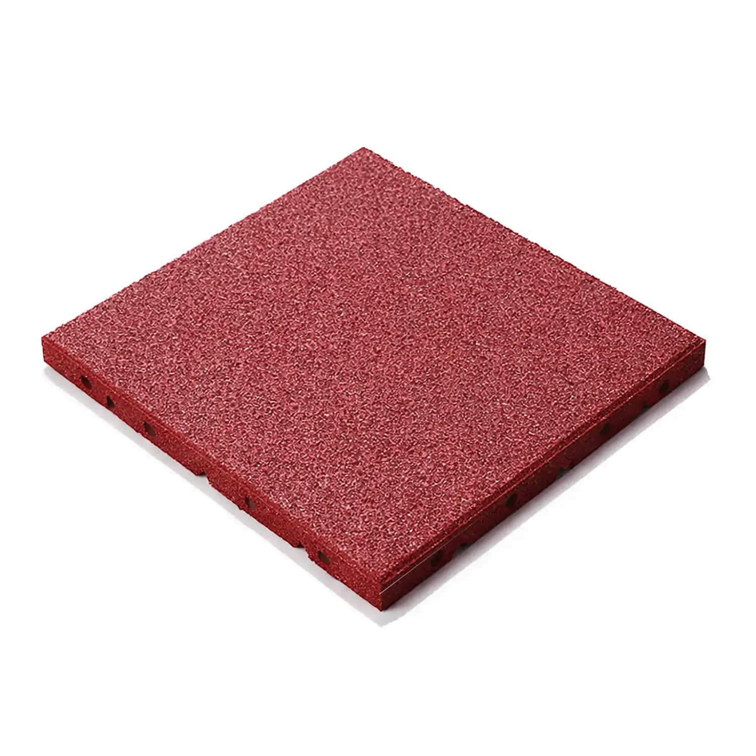 Pavimento Antitrauma Rosso 40 mm – Piastre in Gomma Riciclata 50x50 cm | EN 1177 - Playgrounds e giostre