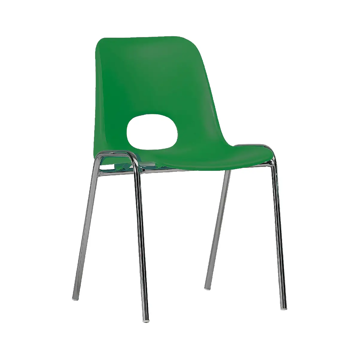 Sedia Per Adulti Impilabile Kastilene Altezza 38 cm Verde Per Ambienti Scolastici - Sedie in plastica