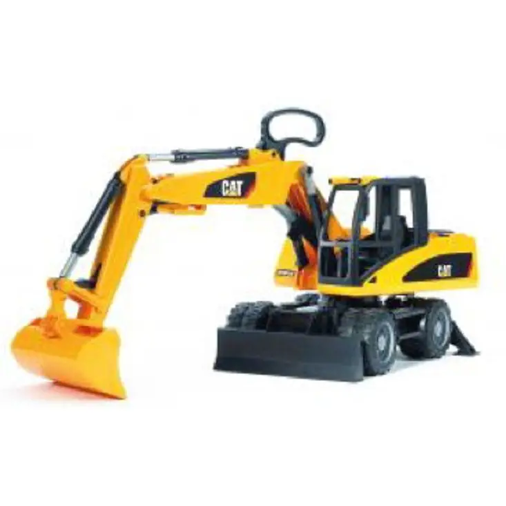 Bruder 02445 Ruspa Caterpillar su Ruote - Giocattolo da Cantiere - modellini
