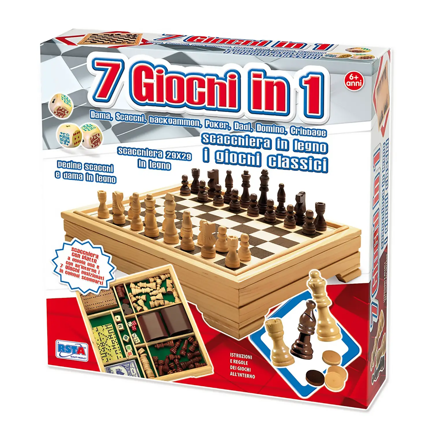 Gioco Tombola 48 Cartelle – Set Completo con Dispenser Automatico - Giochi di società