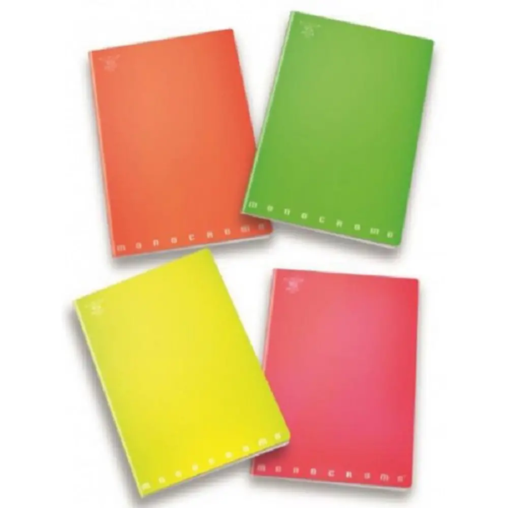 Quaderno Maxi Monocromo Fluo - 42 Fogli - Rigatura 1 Rigo (A4) - Cancelleria varia