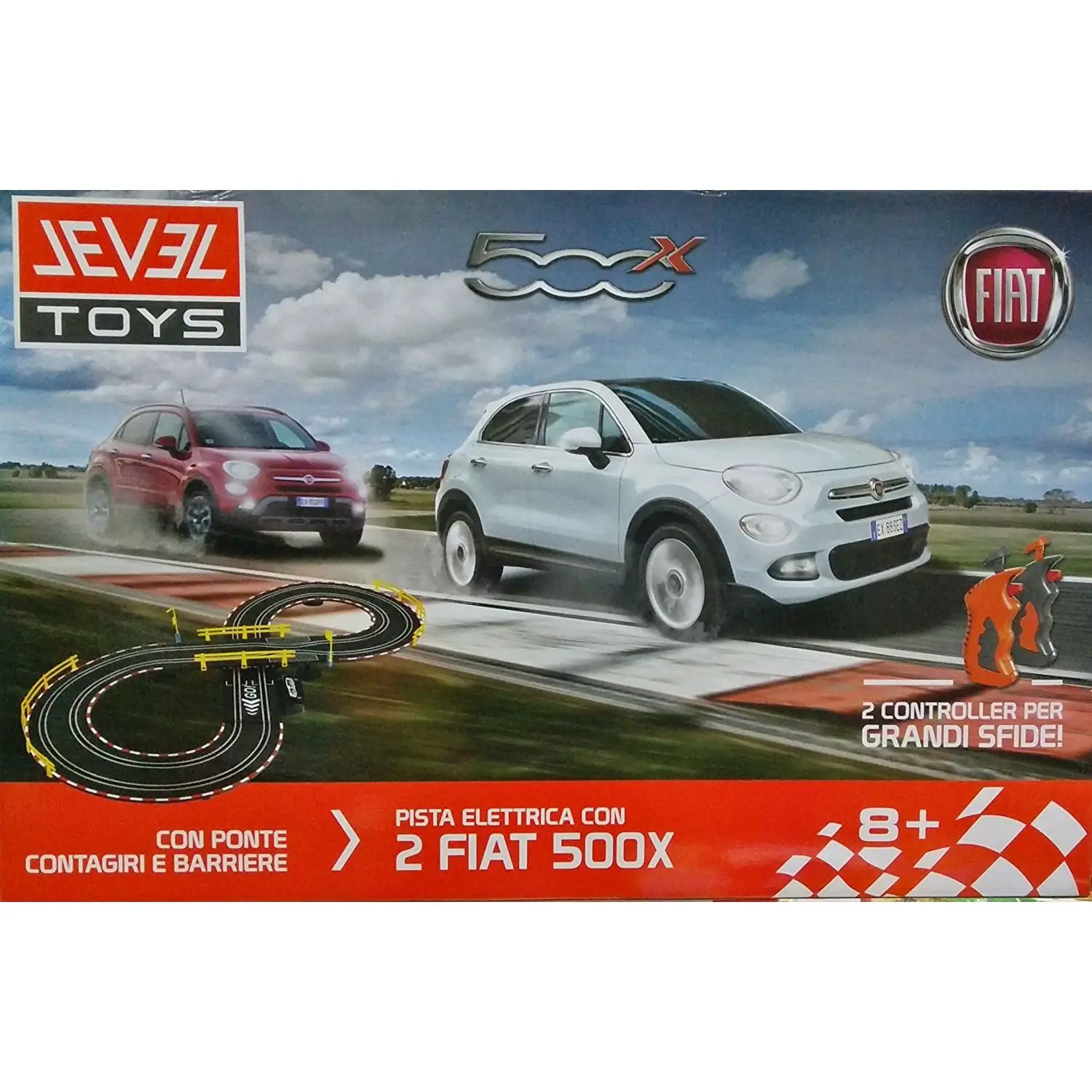 PISTA ELETTRICA FIAT 500X OTTO - Veicoli, garage e piste