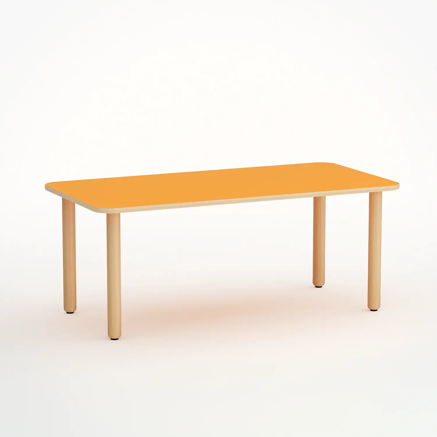 Tavolo Forma Rettangolare H 52 cm – Misura 2 - Arancio - Conforme CAM - Tavoli e piani di lavoro