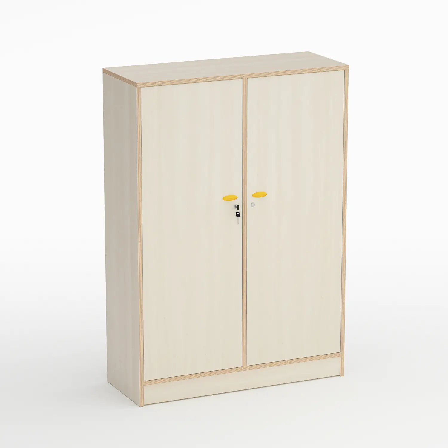 Mobile Scuola Infanzia Forma con Ante e Appendiabiti Acero - Conforme CAM - Arredo Nido e Infanzia