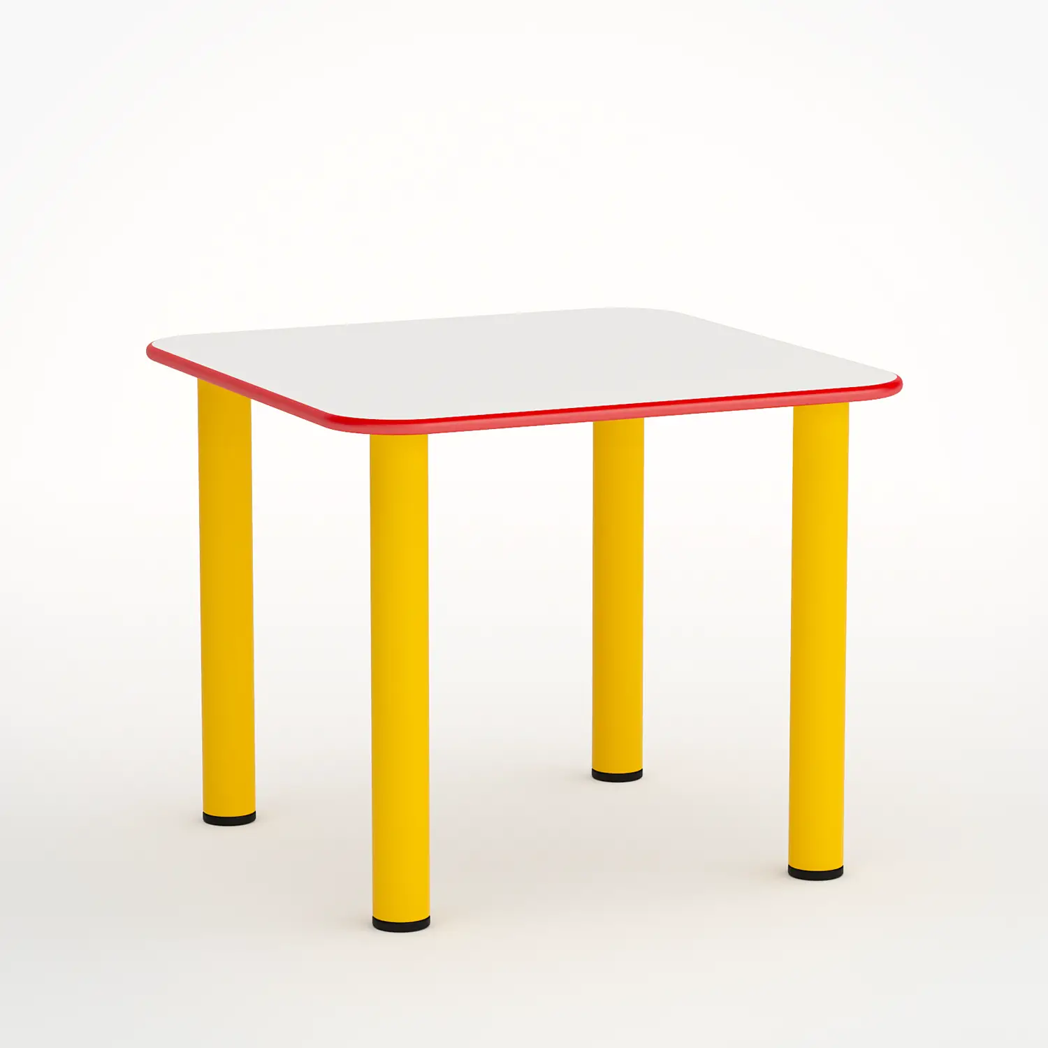 Tavolo Scuola Infanzia Color Basic Quadrato Misura 2 - Tavoli e Cattedre