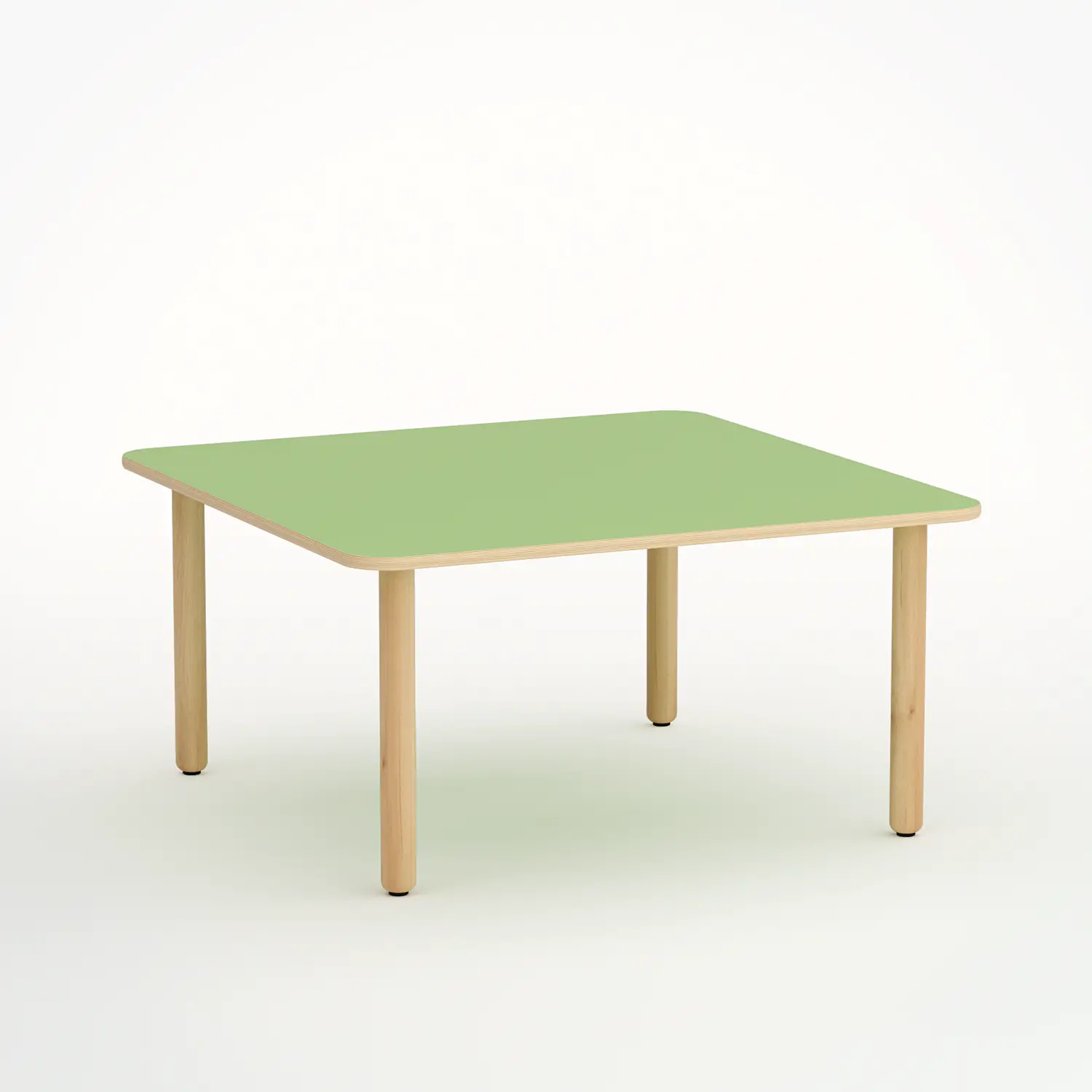 Tavolo Forma Quadrato H 46 cm – Misura 1 - Verde - Conforme CAM - Tavoli e piani di lavoro