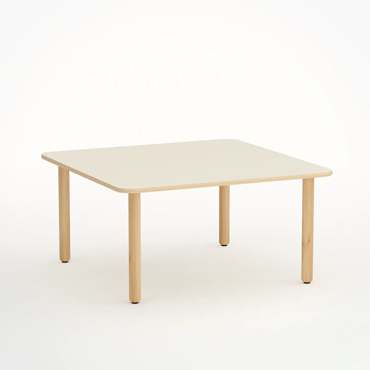 Tavolo Forma Quadrato H 52 Cm. - Misura 2 - Magnolia Per Scuola Dell'infanzia - Conforme CAM - Cattedre e tavoli lavoro