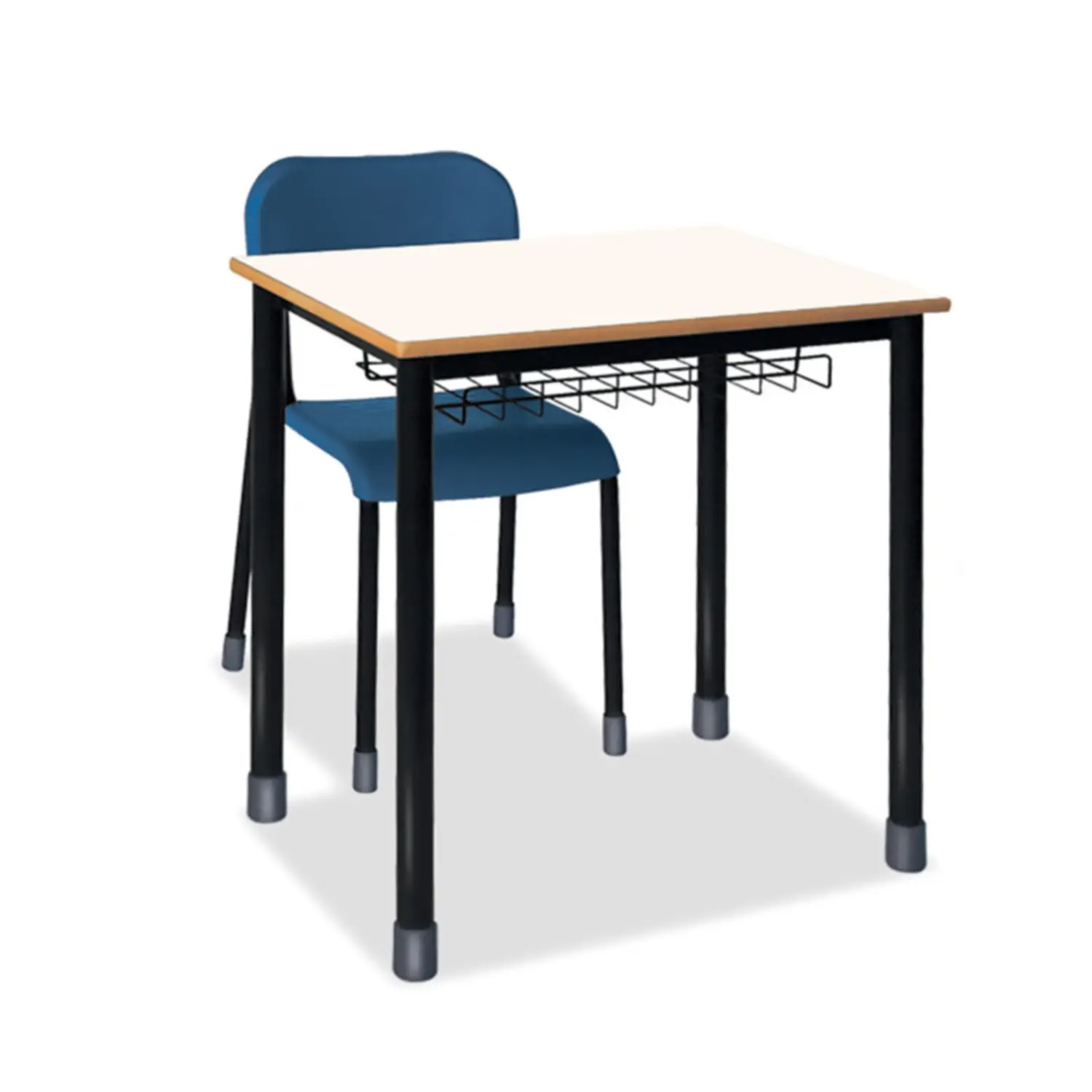 Banco Monoposto 600 - Sottopiano In Griglia H 71 Cm. Per Ambienti Scolastici - Conforme CAM - Arredo scuola dell'obbligo