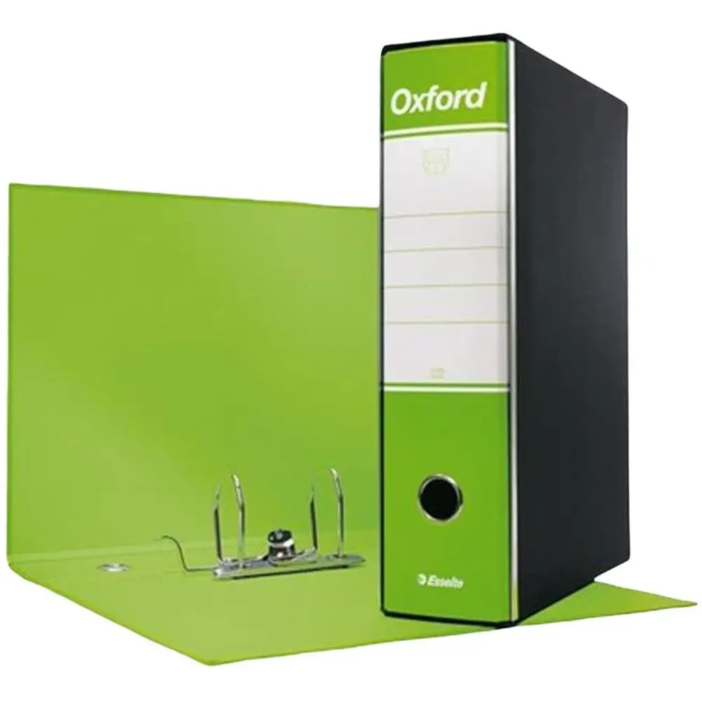 Registratore con Custodia Meccanismo a Leva Oxford Dorso 8 Lime - Archiviazione
