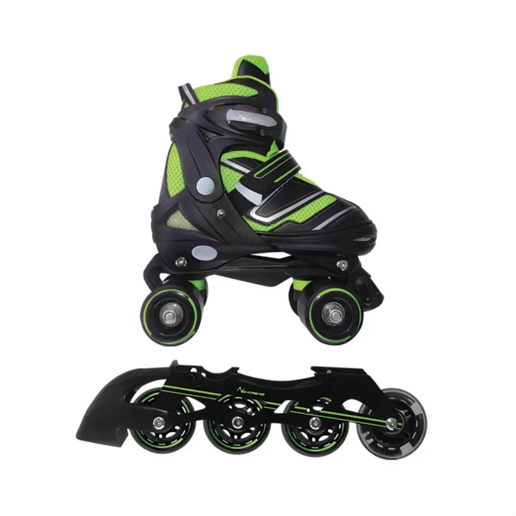 Pattini Converibili 2in1 Reverse Verde Lime Taglia S 30/33 - pattini