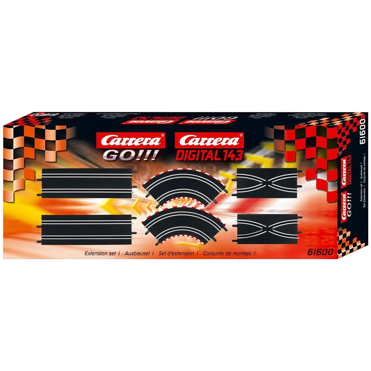 Carrera Set Espansione 1 per Piste GO!!!, GO!!! Plus e Digital 143 1:43 - Veicoli, garage e piste