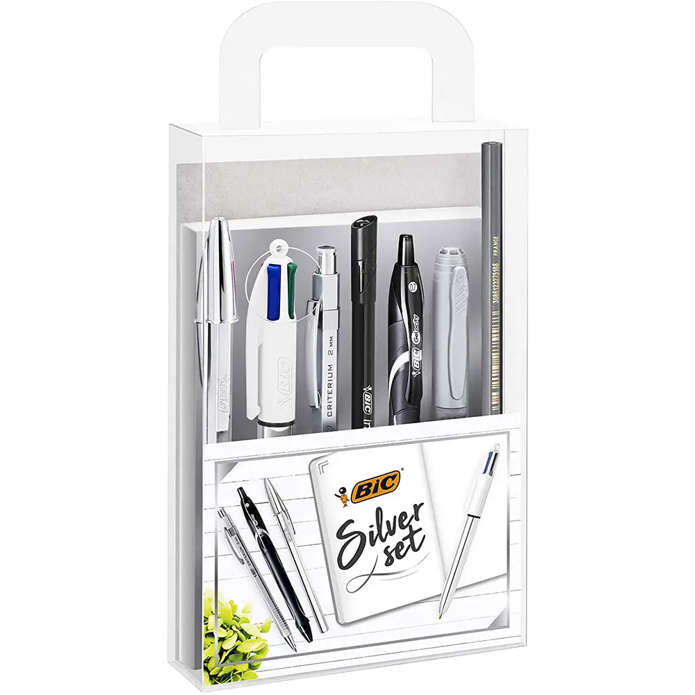 Silver Set Bic - penne pennarelli ufficio