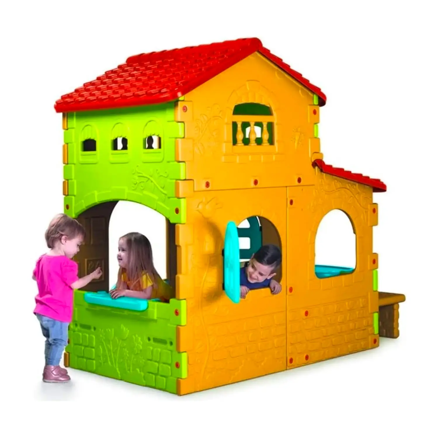 Feber Grande Villa Gioco per Bambini - Casetta Gioco - Casette