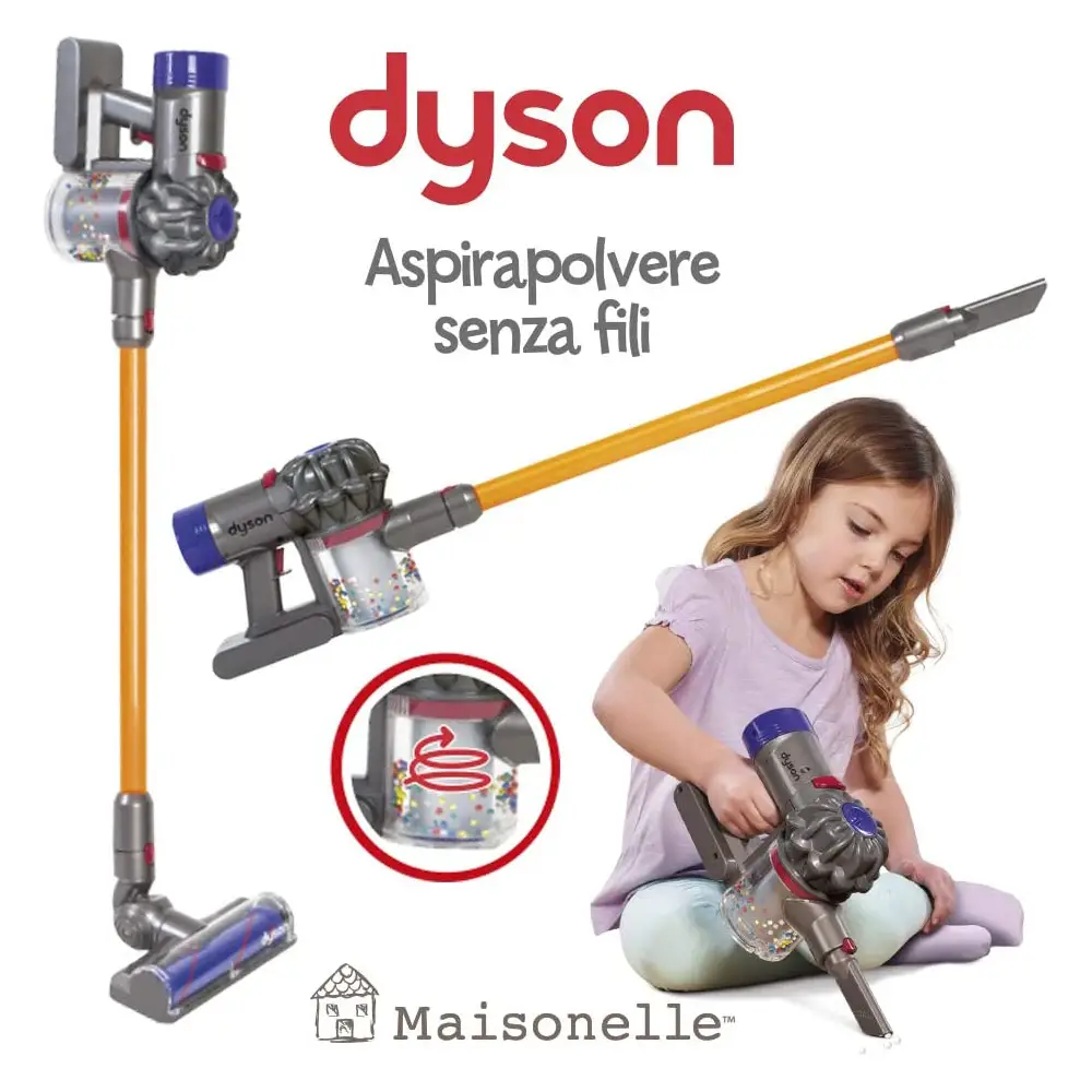 Dyson V8 Scatola XL - Aspirapolvere Senza Filo Giocattolo - Cucine e gioco simbolico