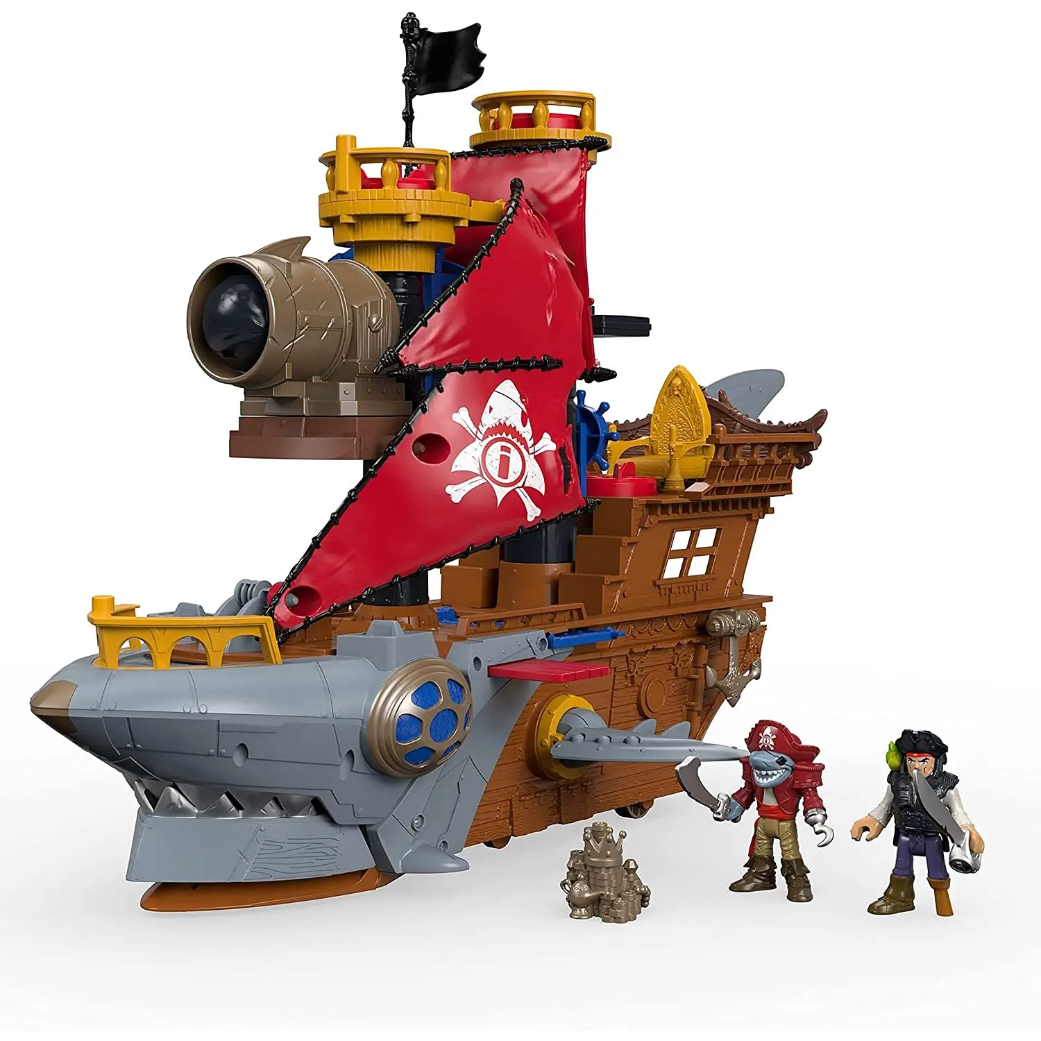 Imaginext Galeone Dei Pirati Dhh61 - play set
