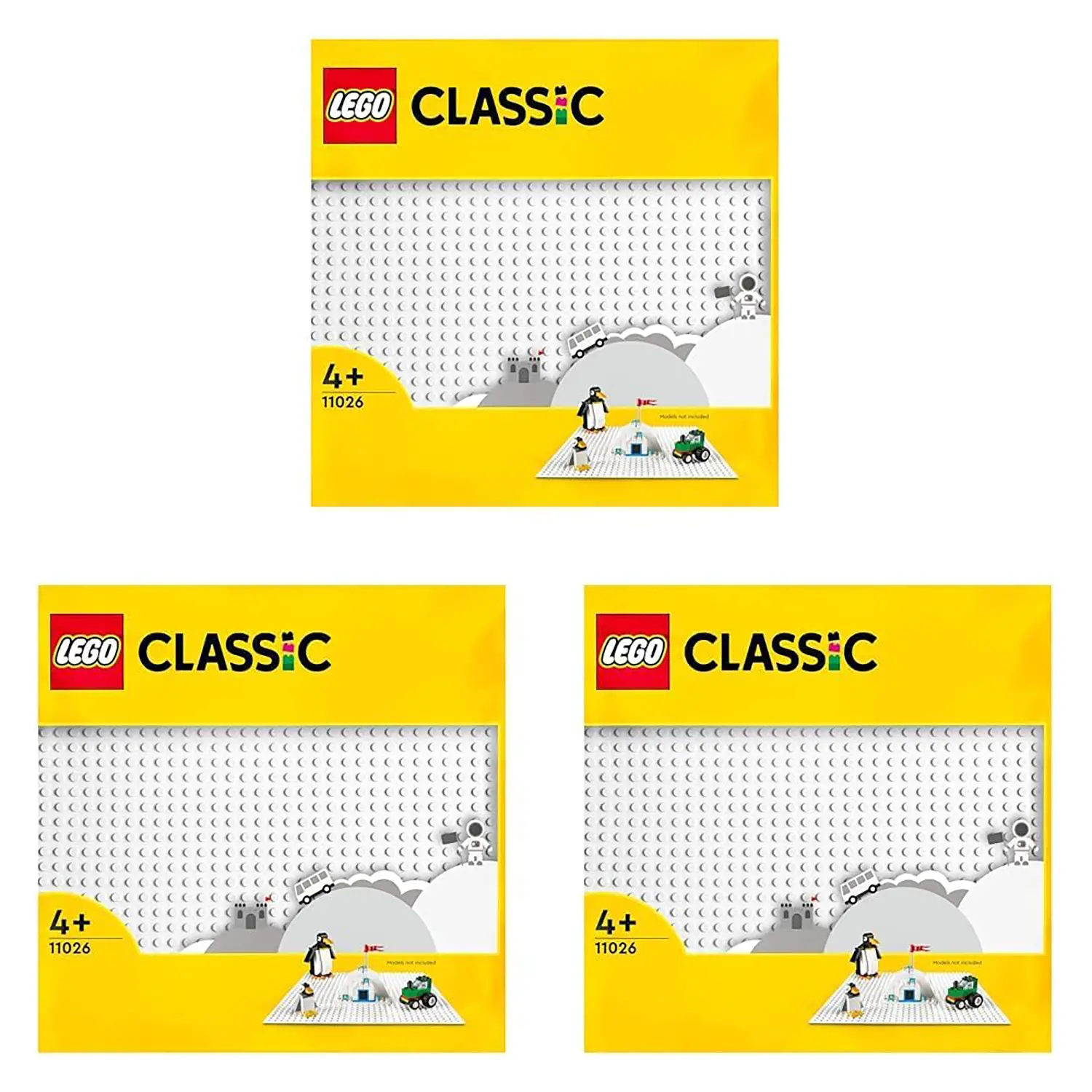 LEGO Classic Base Bianca 11026 - Set di Costruzione per Bambini - lego