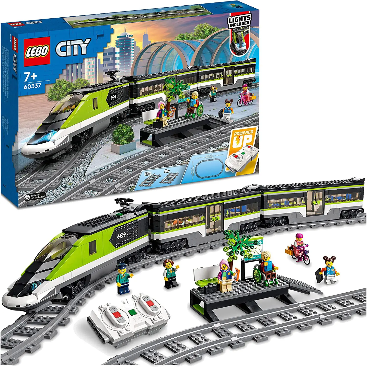 LEGO City Treno Passeggeri Espresso - Set di Costruzione Telecomandato - lego