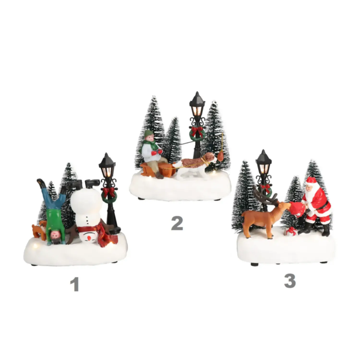 Scenari Natalizi Snowman Luci Led Multicolor - scene e villaggi